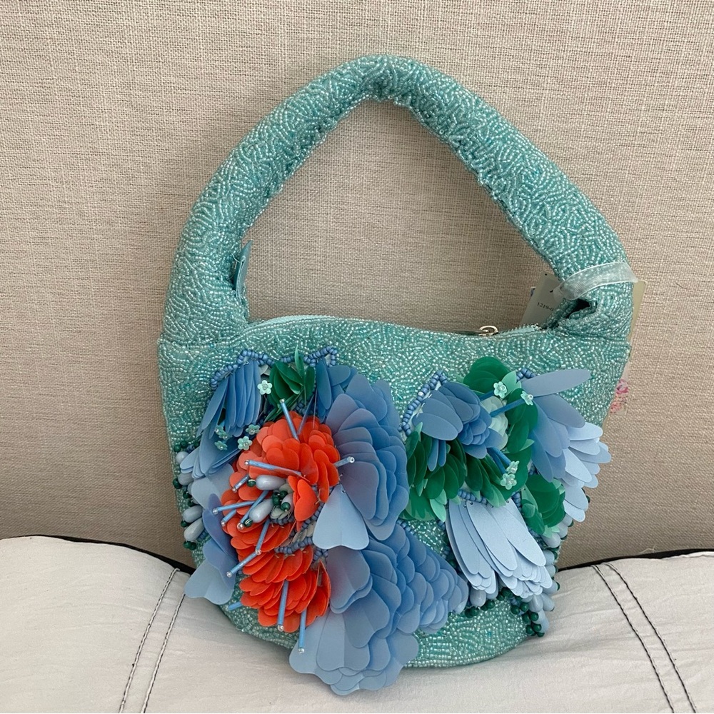 NEW WITH TAGS Made In India Beaded Bag - Picture 2 of 4